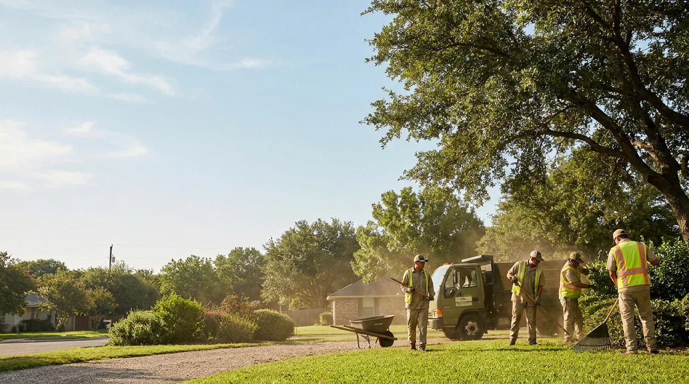 Landscaping in Garciasville, TX near me